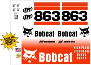 Bobcat 863 G replacement decal kit