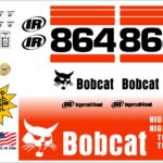 Bobcat 864 G replacement decal kit