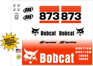 Bobcat 873 G replacement decal kit