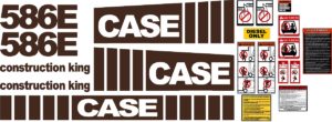 Case 586E Lift Replacement Decal kit