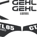 Gehl CTL 85 Replacement Decal Sticker CTL85