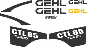 Gehl CTL 85 Replacement Decal Sticker CTL85