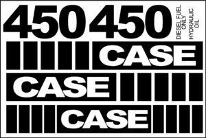 Case 450 Dozer New Replacement Decal kit