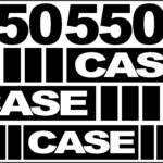 Case 550 Dozer New Replacement Decal kit