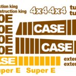 Case 580 Super E New Replacement Decal Kit