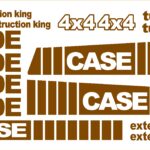 Case 580E New Replacement Decal Kit