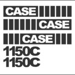 Case 1150C Dozer New Replacement Decal kit