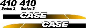 Case 410 skidloader new style replacement decal sticker kit