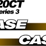 Case 420CT new style replacement decal sticker kit