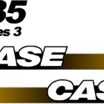 Case 435 skidloader new style replacement decal sticker kit