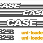 Case 1825B Skid loader new replacement decal sticker kit NS