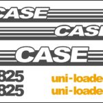 Case 1825 Skid loader new replacement decal sticker kit NS