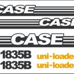 Case 1835B Skid loader new replacement decal sticker kit NS