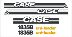 Case 1835B Skid loader new replacement decal sticker kit NS