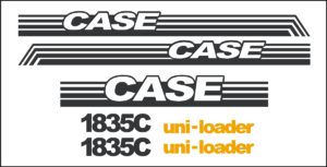 Case 1835C Skid loader new replacement decal sticker kit NS