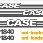 Case 1840 Skid loader new replacement decal sticker kit NS