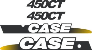 Case 450CT new style replacement decal sticker kit