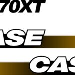 Case 70XT Skidloader new style replacement decal sticker kit