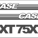 Case 75XT Skidloader new replacement decal sticker kit