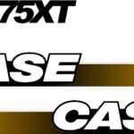 Case 75XT Skidloader new style replacement decal sticker kit