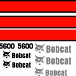 Bobcat Toolcat 5600 early replacement decal kit sticker set