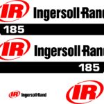 Ingersoll Rand 185 air compressor decal kit