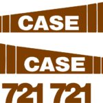 Case 721 Wheel Loader decal kit