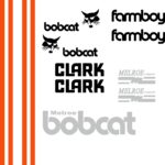 Bobcat FARMBOY replacement decal kit