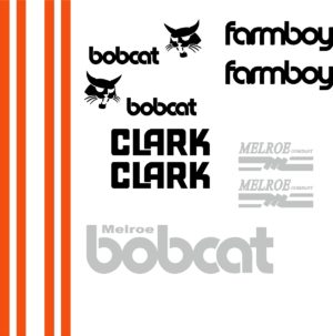 Bobcat FARMBOY replacement decal kit