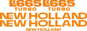 New Holland LX665 replacement decal sticker kit.