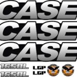 Case 1650L LGP Dozer new replacement decal sticker kit.