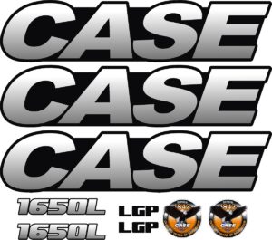 Case 1650L LGP Dozer new replacement decal sticker kit.