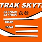 Skytrak 10042 decal kit replacement decals.