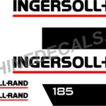 Ingersoll Rand 185 air compressor decal kit 185 II