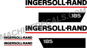 Ingersoll Rand 185 air compressor decal kit 185 II