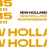 New Holland LX985 replacement decal sticker kit.