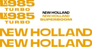 New Holland LX985 replacement decal sticker kit.