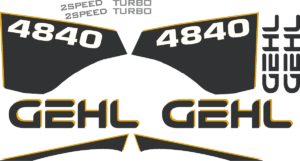 Gehl SL4640 Replacement Decal Sticker kit 4840