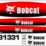 331 excavator replacement decal kit. Fits bobcat 331 mini ex. Made in the USA