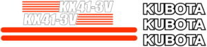 KX31-3v decal kit