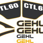 Gehl CTL 60 Replacement Decal Sticker set CTL60