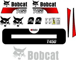 T450 bobcat decal sticker kit