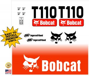 Bobcat T110 replacement decal kit