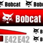 E42 excavator replacement decal kit. Fits bobcat E42 mini ex. Made in the USA