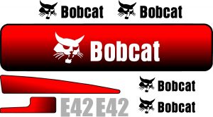 E42 excavator replacement decal kit. Fits bobcat E42 mini ex. Made in the USA