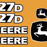 John Deere 27D Skid loader new style replacement decal sticker kit