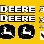 John Deere 314G loader decal kit new.