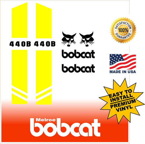 Bobcat 440B replacement decal kit