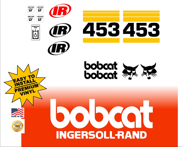 Bobcat 453 replacement decal kit