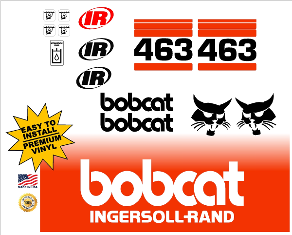 Bobcat 463 replacement decal kit